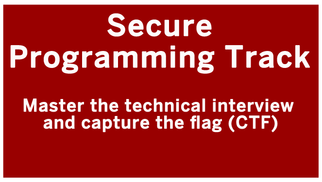 Secure Programming Track Explanation Image